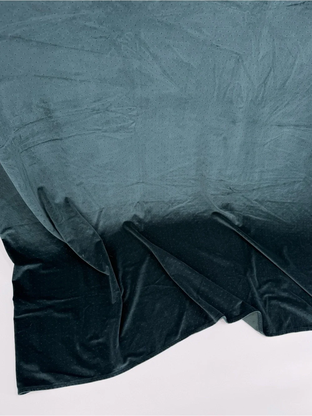 Anthropologie Teal Velvet Drapes